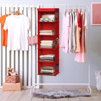 Simple Houseware 5 Shelf Hanging Closet Organizer - Image 5