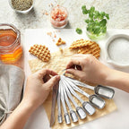 Spring Chef Stainless Steel Measuring Cups & Spoons Set of 20 - Image 4