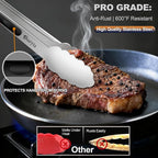 Stainless Steel Cooking Tongs Set of 3 - Image 5