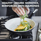 GreenPan Rio Healthy Ceramic Nonstick 10" Frying Pan Skillet, Dishwasher Safe - Image 2