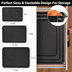 3 Pack Baking Sheet Pan Set, 0.8mm Thick Nonstick Cookie Sheets - Image 4