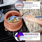 L.I.Q Silicone Splatter Guard – Fits 8 and 10 Inch Pots – Microwave Safe and - Image 5