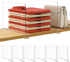 HBlife 6 Pack Closet Organizers and Storage, Vertical Purse Organizer by HBlife