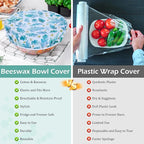5-Size Reusable Beeswax Bowl Covers - Image 7