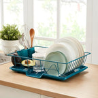 Space-Saving 3-Piece Dish Drainer Rack Set Efficient Kitchen Organizer - Image 3