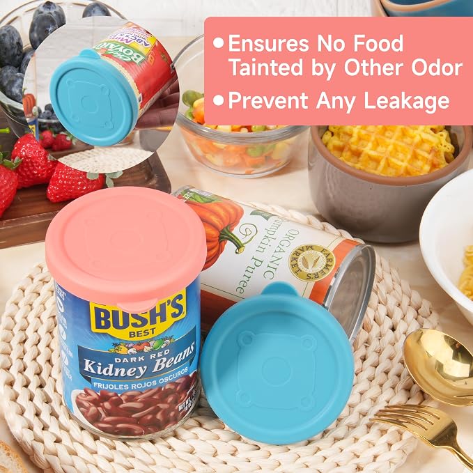 2PCs 3.0-inch Silicone Can Lids - Image 5