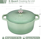 VORRINGARD Enameled Cast Iron Dutch Oven Pot - Image 2