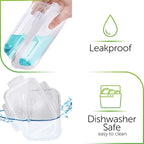 PrepNaturals 8 Pack 36 Oz Glass Meal Prep Containers - Image 4