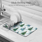 Bloss Christmas Dish Drying Mat, 19x12 Inch Coffee Mat - Image 2