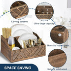 Ukonvi Paper Plate Dispenser, Paper Plate Holder - Image 6
