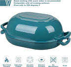 VORRINGARD Enameled Cast Iron Sourdough Bread Oven, Dutch Oven, Loaf Cast Iron - Image 3