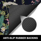 Rnivvi Dish Drying Mat for Kitchen Counter, 16 x 18" Cute Flower Theme - Image 5