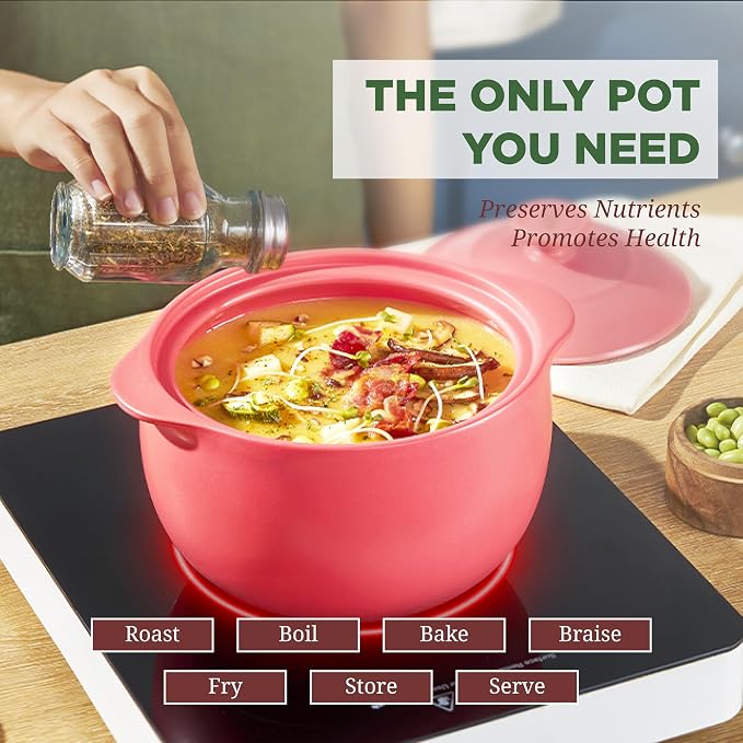 MINH LONG 1-Qt Porcelain Dutch Oven - Image 3