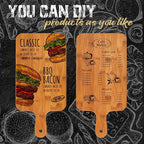 Nuenen 10 Pcs Wood Cutting Board - Image 4