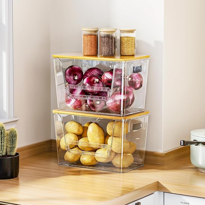 Delamu 2 Set Pantry Organizers and Storage, Trash Bag Holder Under Sink - Image 8