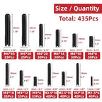 435-Piece Roll Pin Assortment Kit - Image 2