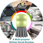 Mini Dish Brush for Cleaning Chicken Shredder, Palm Brush Dish Scrubber - Image 5