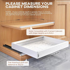 Seinloes 1 Pack Expandable Pull Out Cabinet Organizer 21" Deep - Image 4