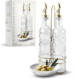COOK WITH COLOR Glass Olive Oil Bottle Dispenser by CookwithColor