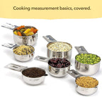 Simply Gourmet Measuring Cups Set of 7, 304 Premium Stainless Steel, Kitchen - Image 6