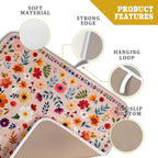 Boho Floral Dish Drying Mat - Image 4