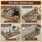 Boho Dish Drying Mat for Kitchen Counter - Image 6