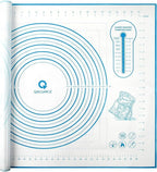 Silicone Baking Mat with Measurements, Pastry Mat by WelcometoQuellance