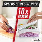 Mueller Pro-Series 10-in-1, 8 Blade Vegetable Chopper, Onion Mincer, Egg Slicer - Image 3