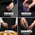 FIRE HIVE 2.5-inch Black Pepper Grinder, Salt Grinder，Suitable - Image 6