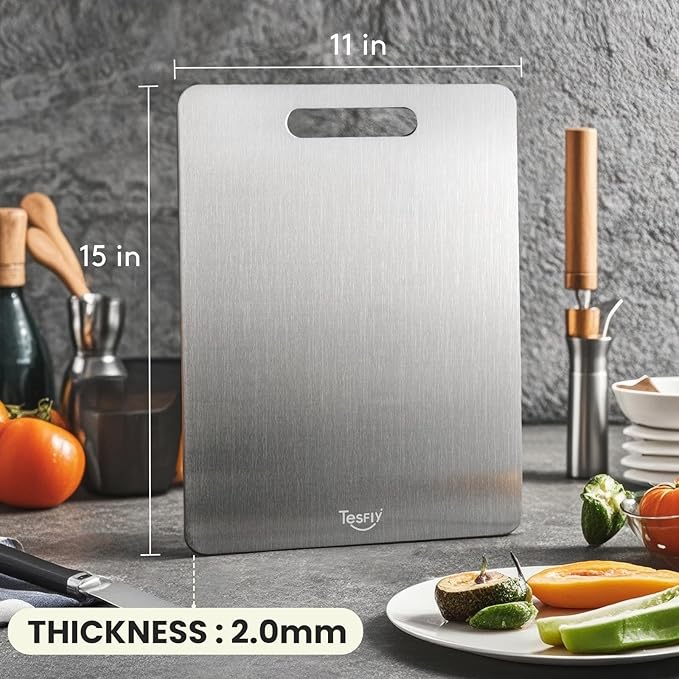 2 Pack Titanium Cutting Board - Image 6