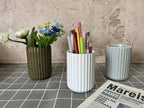 TOPYOKK Stoneware Coffee Bar Utensil Holder Tea & Coffee Spoon & Stirrer Holder - Image 4
