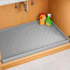 Jin&Bao Waterproof Under Sink Mat 31" x 22", Thick Silicone Mat Cabinet by Jin%26Bao