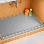 Jin&Bao Waterproof Under Sink Mat 40" x 22", Thick Silicone Mat Cabinet by Jin%26Bao