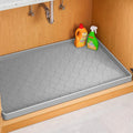 Jin&Bao Waterproof Under Sink Mat 22" x 22", Thick Silicone Mat Cabinet by Jin%26Bao