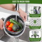 P&P CHEF 4-In-1 Stainless Steel Colander - Image 3