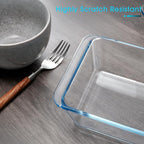 NUTRIUPS 1.4QT Rectangular Deep Glass Baking Dish, Glass Baking Pan - Image 5