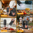 Rechargeable Gravity Electric Salt Grinder Set - Image 8