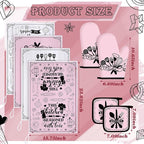 Leinuosen 8 Pcs Kitchen Towels and Oven Mitts Sets Pot Holders Dishcloths Set - Image 3