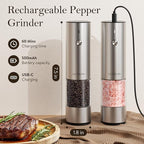 Ultrean Salt and Pepper Grinder Set, Rechargeable Salt and Pepper Shakers - Image 4