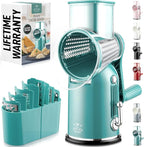 Zulay Kitchen Rotary Cheese Grater 5 Blade Cheese Shredder by ZulayKitchen