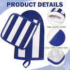 Reallnaive Oven Mitts and Pot Holders 4 Pcs Set - Image 3