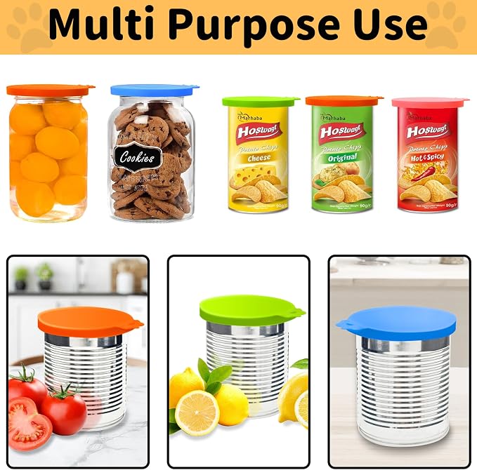 Lydia’s Deal Pet Food Can Covers 2-Pack, Universal Size – One Lid Fits 3 Pet - Image 6