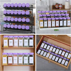 36 Glass Spice Jars with Labels, Spice Jar Set, 4oz Spice Containers, Seasoning - Image 6
