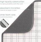 S&T INC. Dish Drying Mat, 16” x 18”, Absorbent Microfiber Kitchen Counter Mat - Image 3