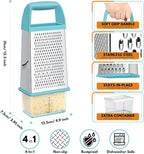 Urbanstrive Cheese Grater With Container, Professional Cheese Grater with Handle - Image 2