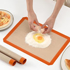 Luckyiren Silicone Baking Mat Set, Non-Stick Reusable Food-Grade Oven Liners - Image 3