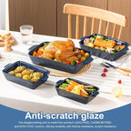 Dafuceramic Casserole Dishes for Oven, Baking Dishes, Ceramic Bakeware Sets of 4 - Image 3