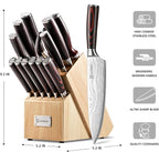 KEEMAKE 14-Piece Knife Set - Image 8