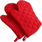 DII Basic Terry Collection 100% Cotton Quilted, Oven Mitt, 2 Piece - Image 8