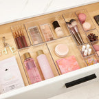 Vtopmart 10 Pcs Makeup Drawer Organizer Bins Set, 4 Size Plastic Makeup and - Image 3